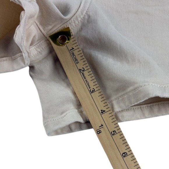 American Eagle Women’s Size 14 Relaxed Short Cream Super High Rise NWT - Picture 7 of 9